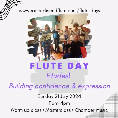 Flute Day: Etudes with Roderick Seed