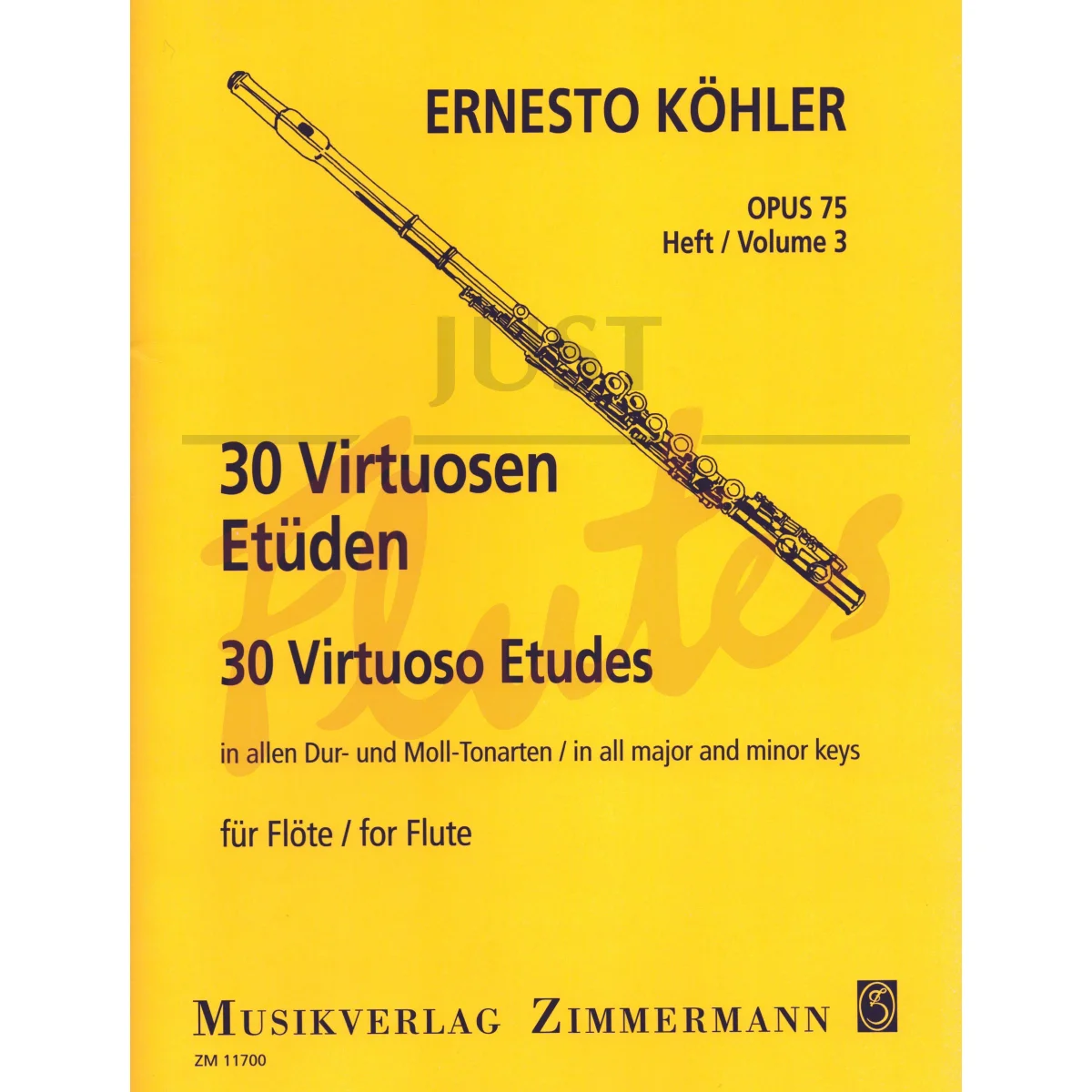 30 Virtuoso Studies for Flute, Book 3