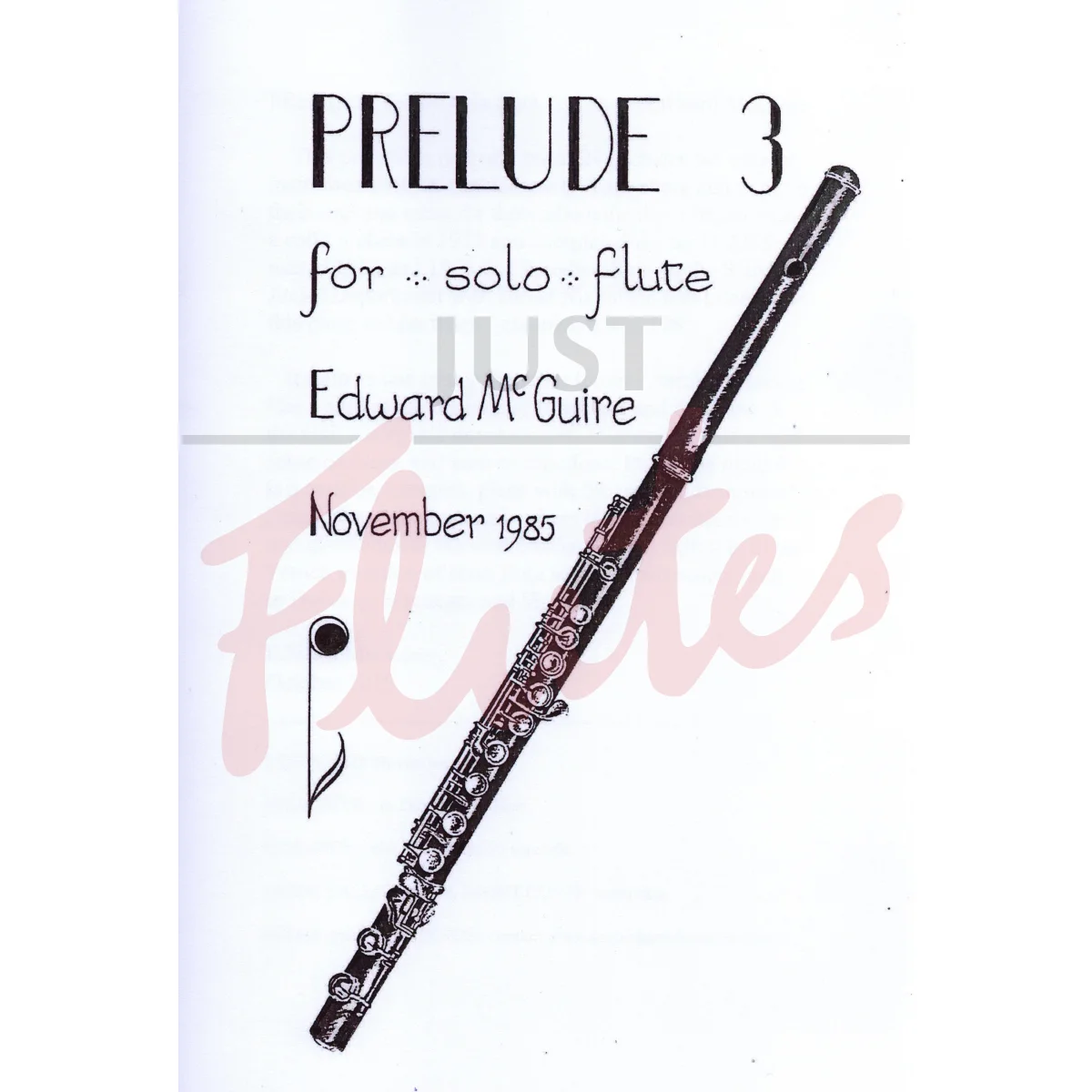 Prelude 3 for Solo Flute