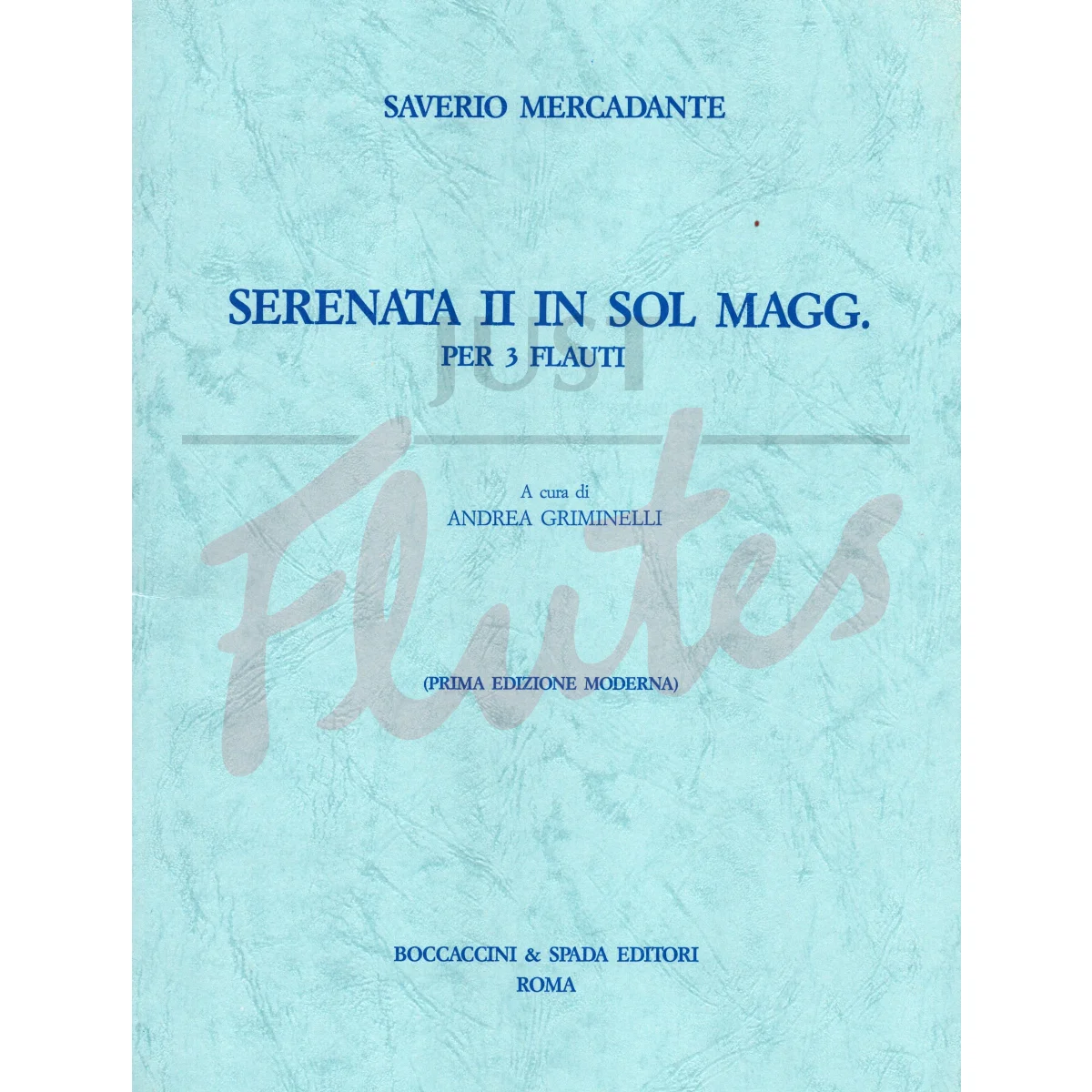 Serenata II in G major for Three Flutes