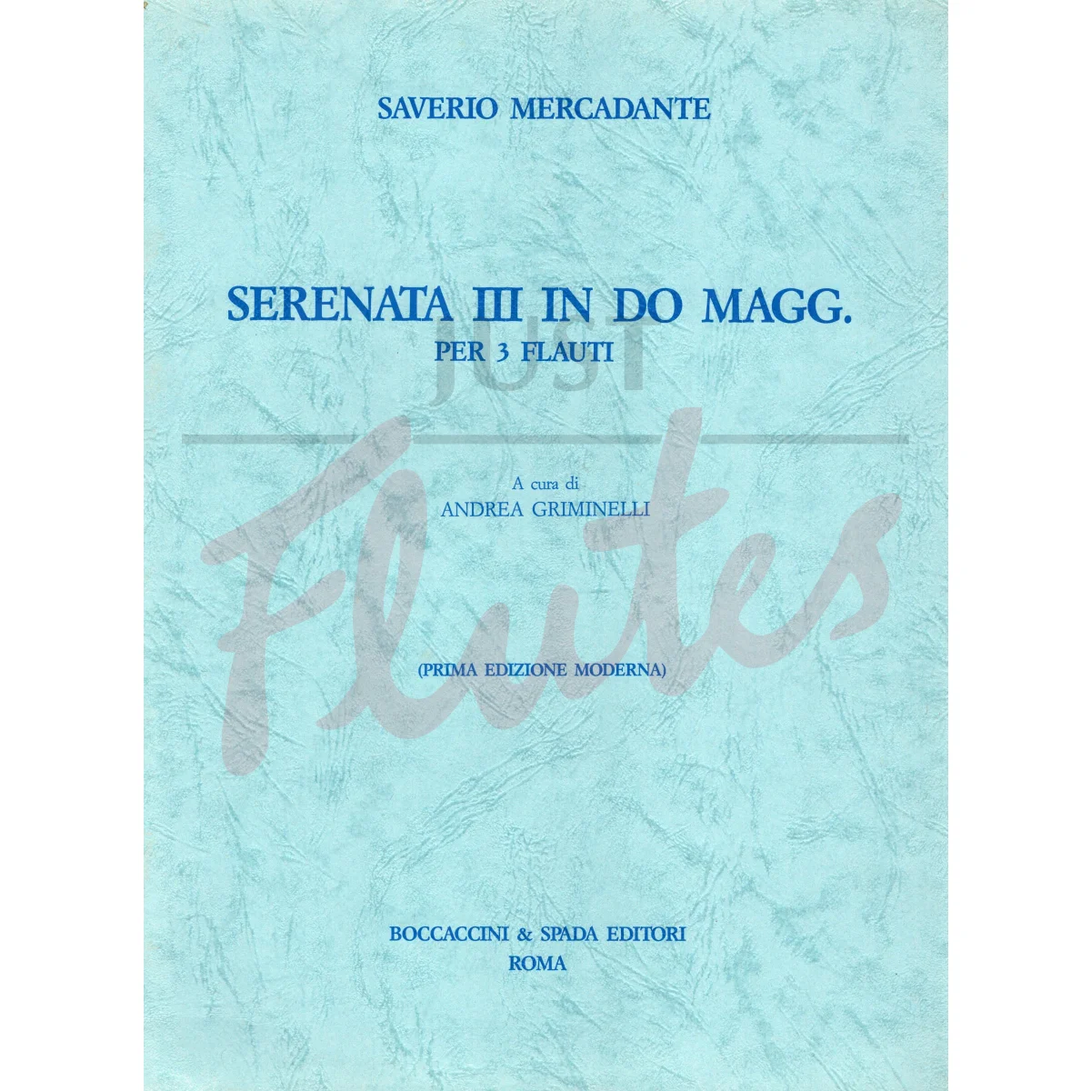 Serenata III in C major for Three Flutes