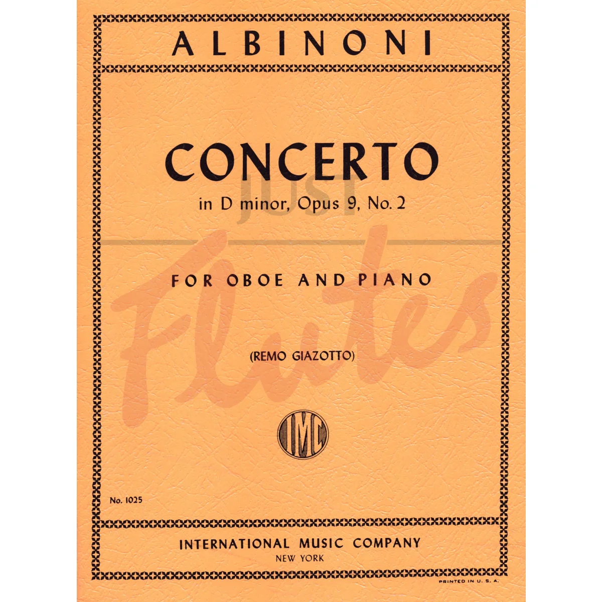 Concerto in D minor for Oboe and Piano