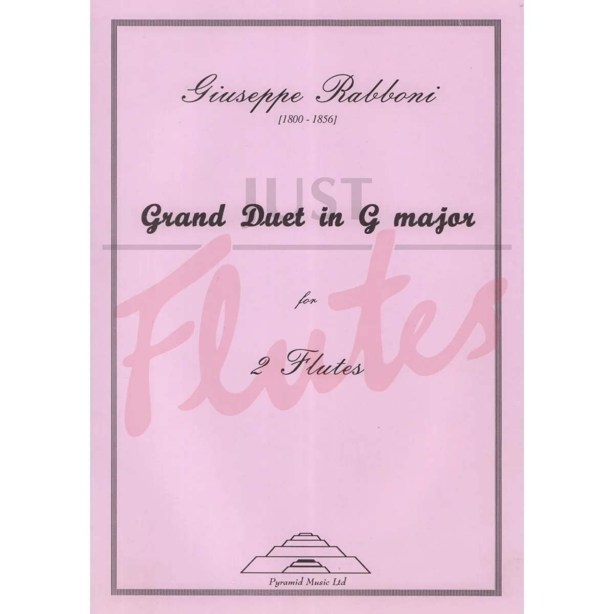 Grand Duet in G major for Two Flutes