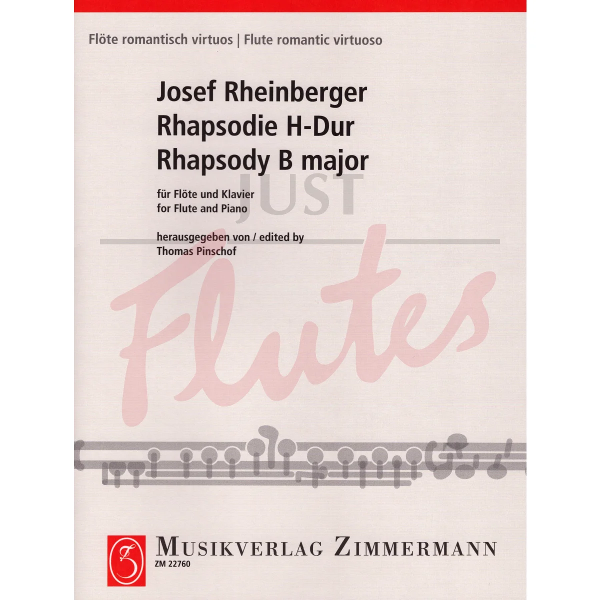 Rhapsodie in B major for Flute and Piano