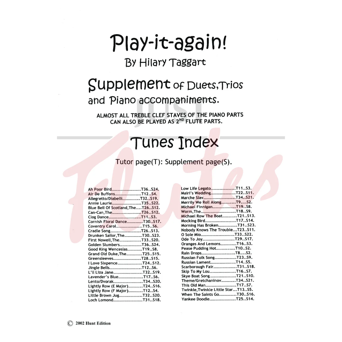 Play-it-again! Flute (Supplementary and Accompaniment Book)