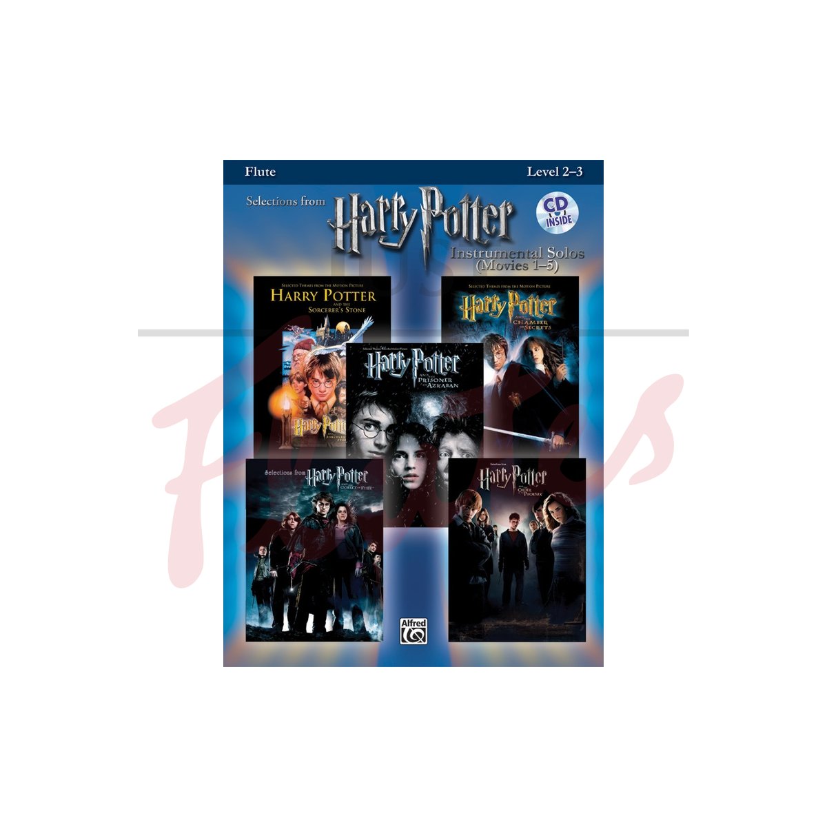 John Williams Selections From Harry Potter Movies 1 5 Flute Includes Cd