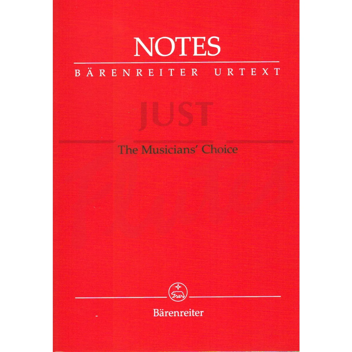 Bärenreiter Notes [Mozart Red]