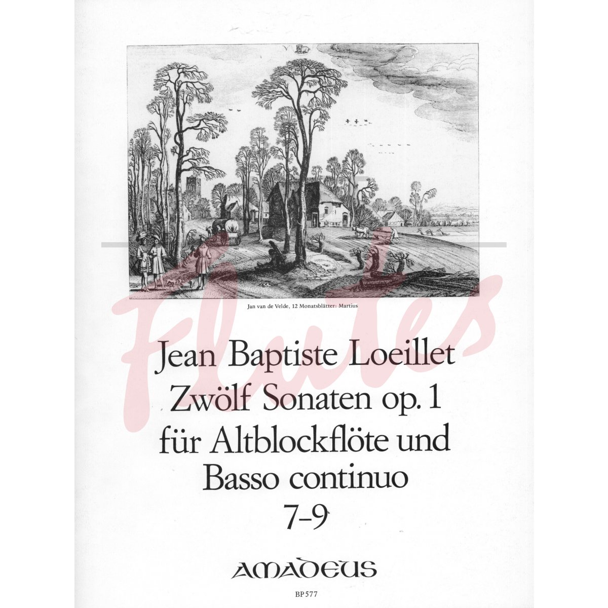 12 Sonatas for Treble Recoder or Flute and Basso Continuo