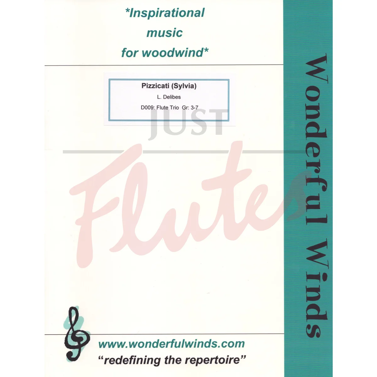 Pizzicatti from Sylvia for Three Flutes