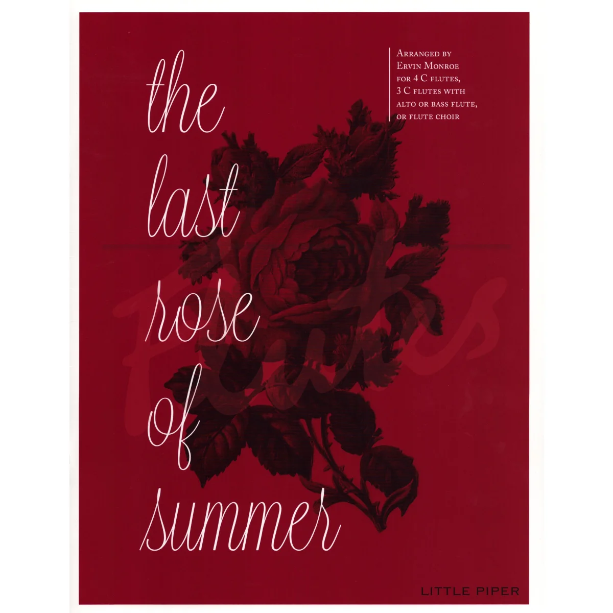 The Last Rose of Summer for Flute Ensemble