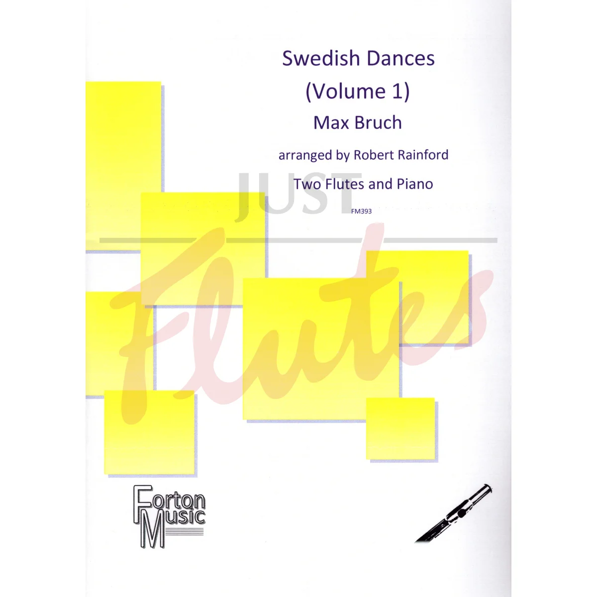 Swedish Dances for Two Flutes and Piano