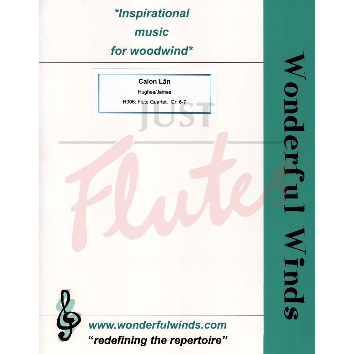 Calon Lan for Two Alto Flutes and Two Bass Flutes