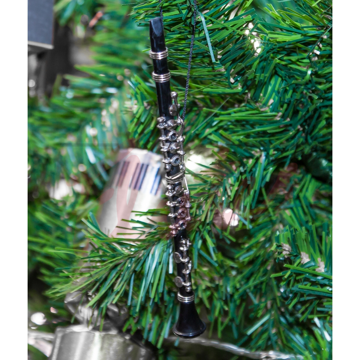 clarinet christmas ornament