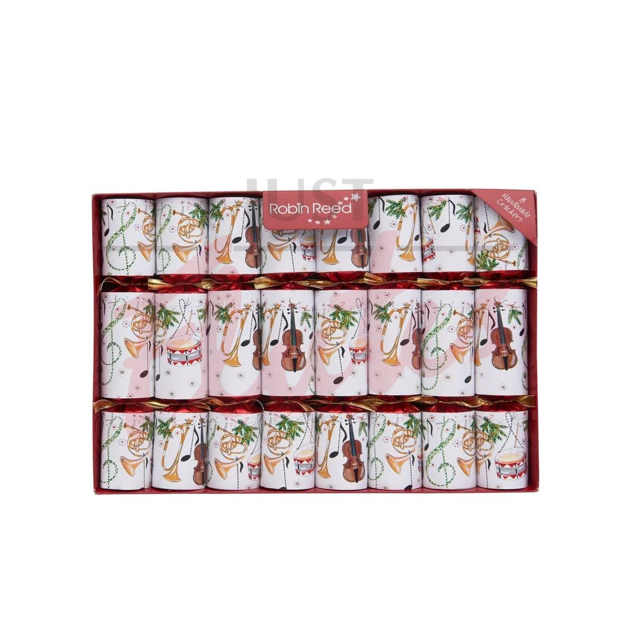 Robin Reed 'Whistle' Christmas Crackers, Concerto Fanfare - Box of 8