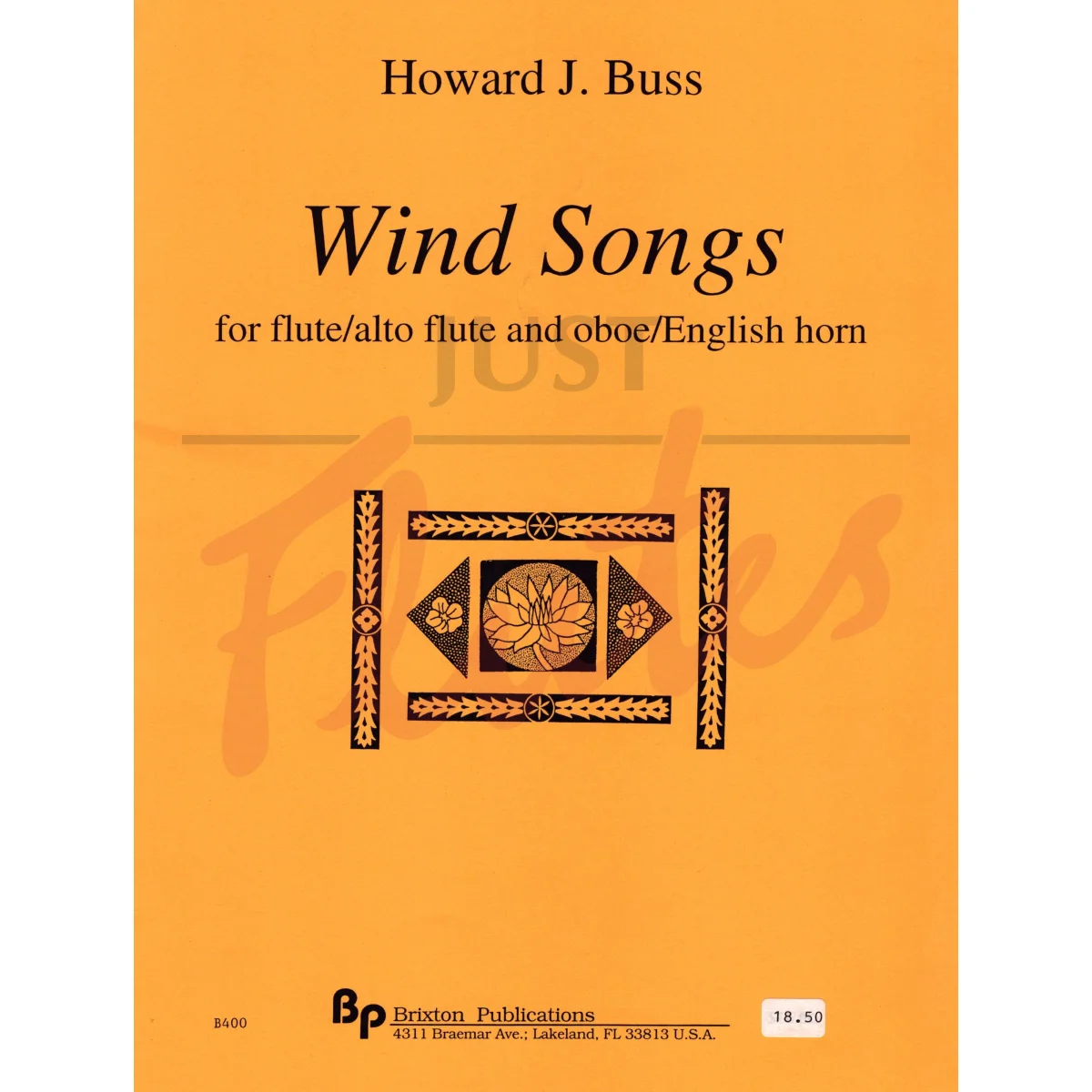 Wind Songs for Flute/Alto Flute and Oboe/English Horn