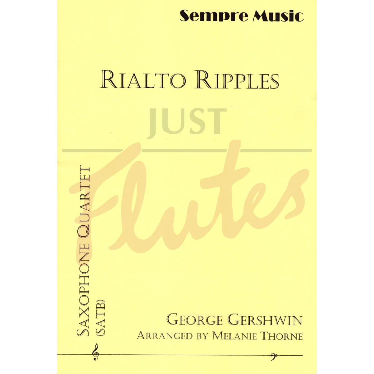 Rialto Ripples for Saxophone Quartet