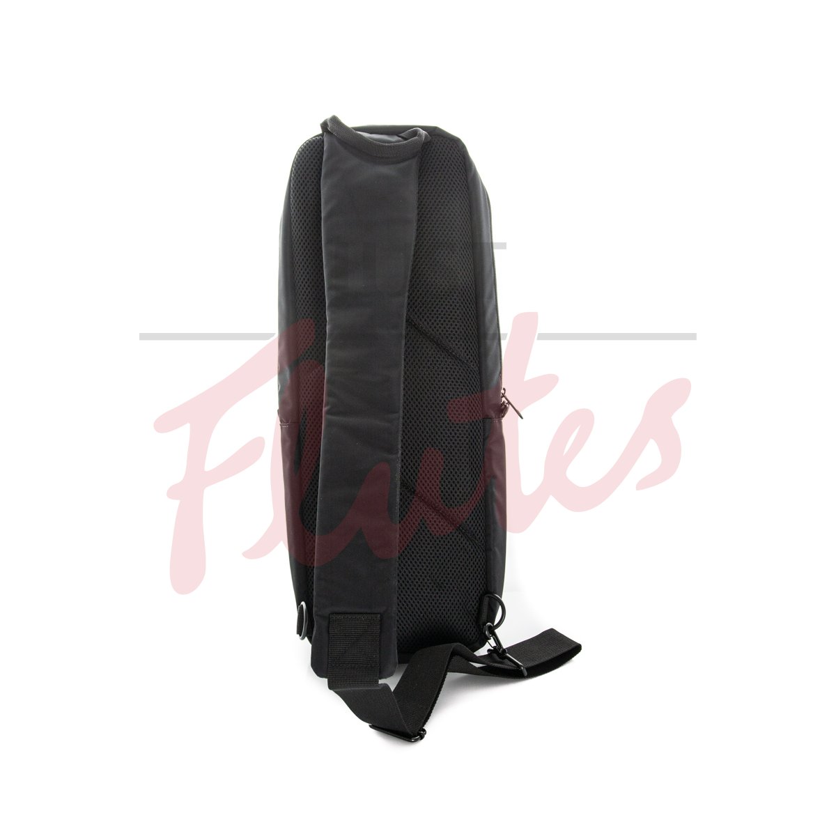 Heated flute bag, 3-piece made of velvet, cherry red