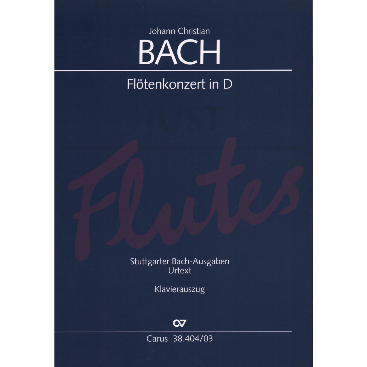 Flute Concerto in D major arranged for Flute and Piano