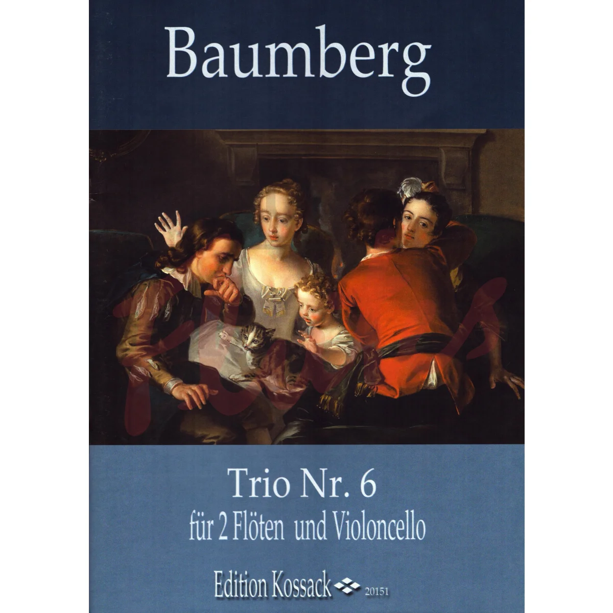 Trio No. 6 for Two Flutes and Cello