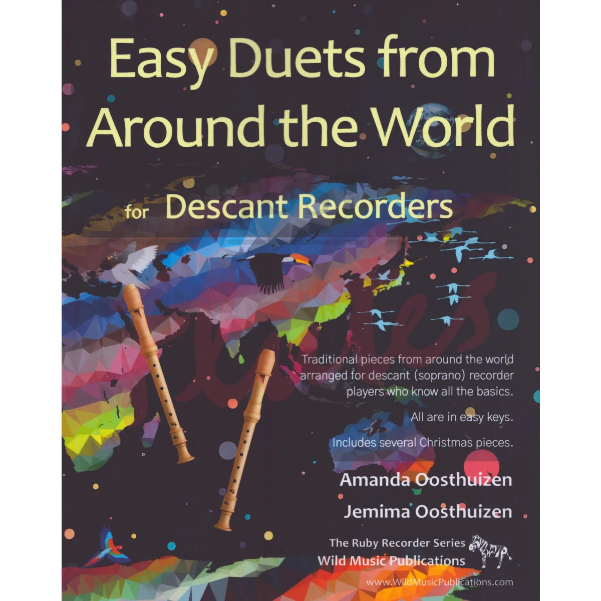 Easy Duets from Around the World for Two Descant Recorders