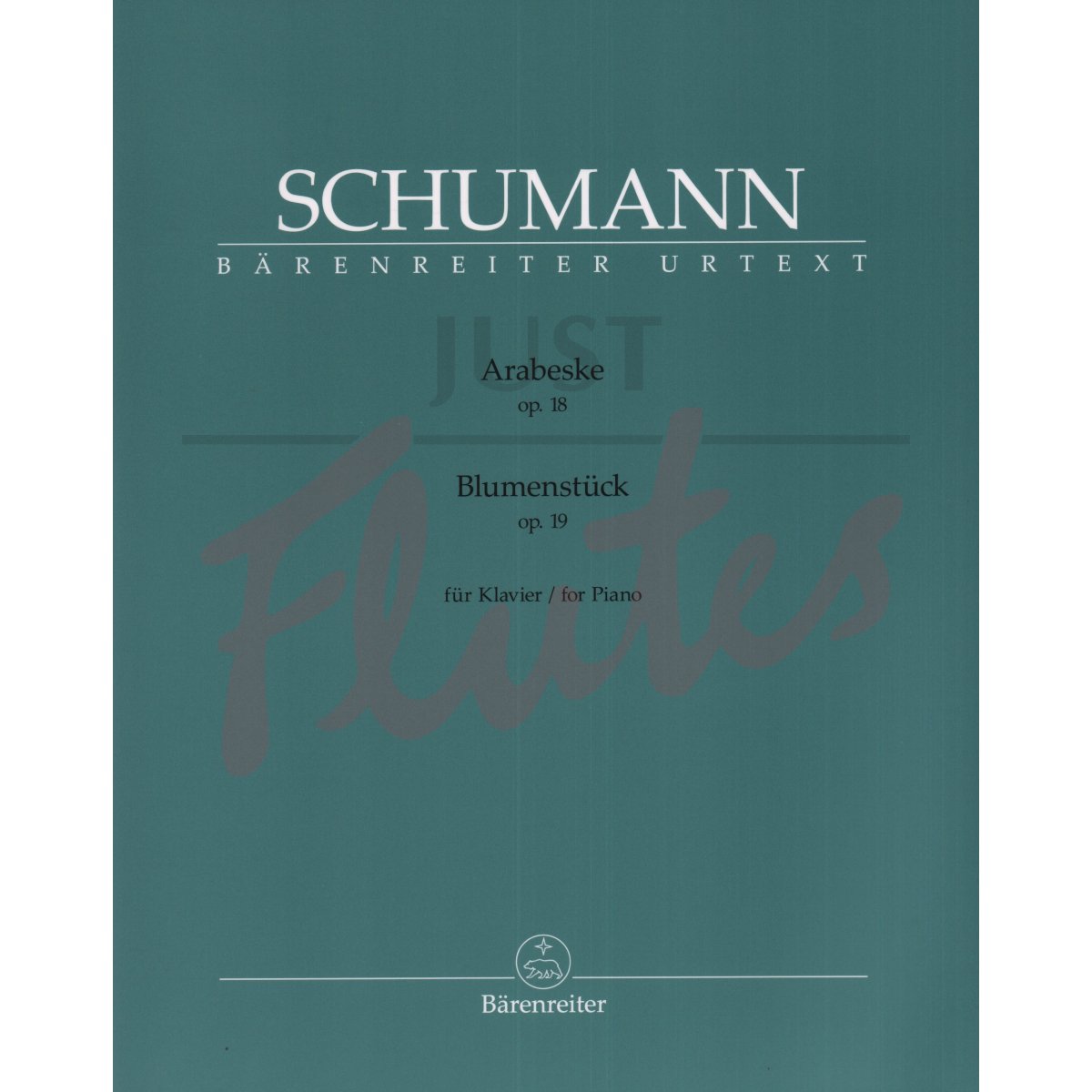 Arabeske Op. 18 and Blumenstuck Op. 19 for Piano - R. Schumann