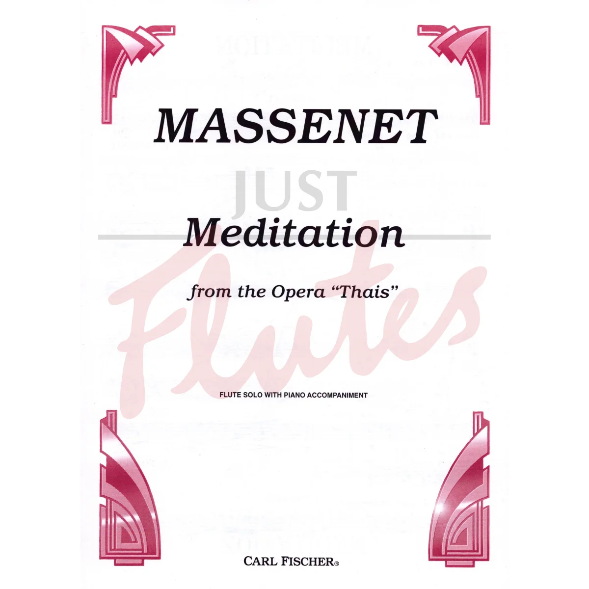 Meditation From The Opera &#039;Thais&#039; for Flute and Piano