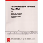 Image links to product page for Trio in D minor for Flute, Cello and Piano, Op49