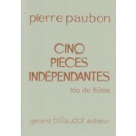 Image links to product page for 5 Pièces Indépendantes for Three Flutes