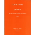 Image links to product page for Quintet for Flute, Clarinet, Horn, Bassoon and Piano, Op52