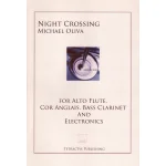 Image links to product page for Night Crossing for Alto Flute, Cor Anglais, Bass Clarinet and Electronics (includes Online Audio)