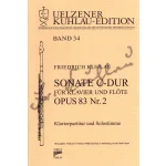 Image links to product page for Sonata in C major for Flute and Piano, Op83 No 2