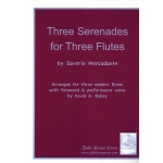 Image links to product page for Three Serenades for Three Flutes