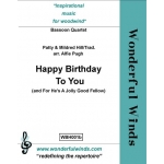 Image links to product page for Happy Birthday to You/For He's a Jolly Good Fellow [Bassoon Quartet]