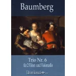 Image links to product page for Trio No. 6 for Two Flutes and Cello, Op. 1