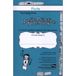 Image links to product page for The Flying Flute Music Practice Notebook