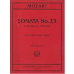 Image links to product page for Sonata No. 23 in D major arranged for Flute and Piano, K.306/300L