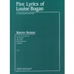 Image links to product page for Five Lyrics of Louise Bogan for Flute and Mezzo-Soprano