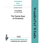 Image links to product page for The Twelve Keys of Christmas for Saxophone Quartet