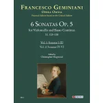 Image links to product page for 6 Sonatas for Cello and Basso Continuo, Op. 5, Vol 1