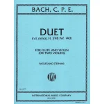 Image links to product page for Duet in E minor for Flute and Violin, H. 598 (W. 140)