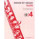 Image links to product page for Grade by Grade Flute, Grade 4 (includes Online Audio)