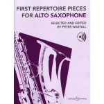 Image links to product page for First Repertoire Pieces for Alto Saxophone and Piano (includes Online Audio)