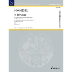 Image links to product page for Four Sonatas for Treble Recorder/Flute/Violin/Oboe and Basso Continuo/Piano, Op. 1