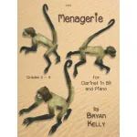 Image links to product page for Menagerie for Clarinet and Piano