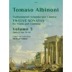 Image links to product page for Trattenimenti amornici per camera: Twelve Sonatas for Violin and Piano, Volume 3 Nos. 9-12, Op. 6