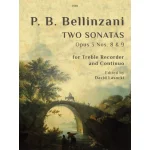 Image links to product page for Two Sonatas in C minor Op. 3 No. 8 and B flat Op. 3 No. 9 for Treble Recorder and Basso Continuo