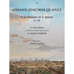 Image links to product page for Trio Sonata in E minor for Two Flutes and Basso Continuo, K28