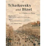 Image links to product page for Tchaikovsky and Bizet for Two Flutes and Piano