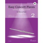 Image links to product page for Easy Concert Pieces for Flute and Piano, Vol 2 (includes Online Audio)