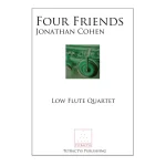 Image links to product page for Four Friends for Low Flute Quartet